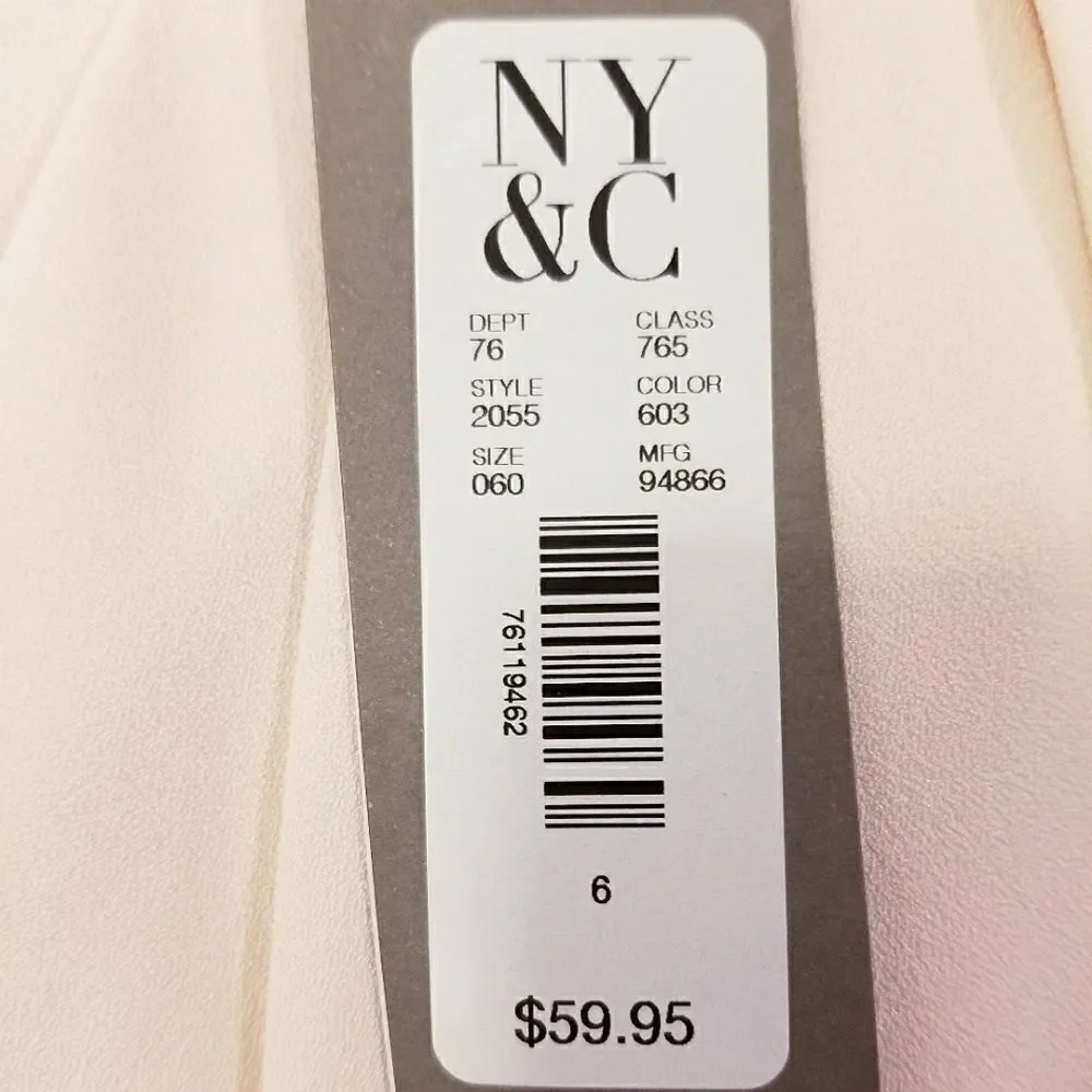 eva.mendes New York & Co. Blush Lined Wrap Skirt Size 6
